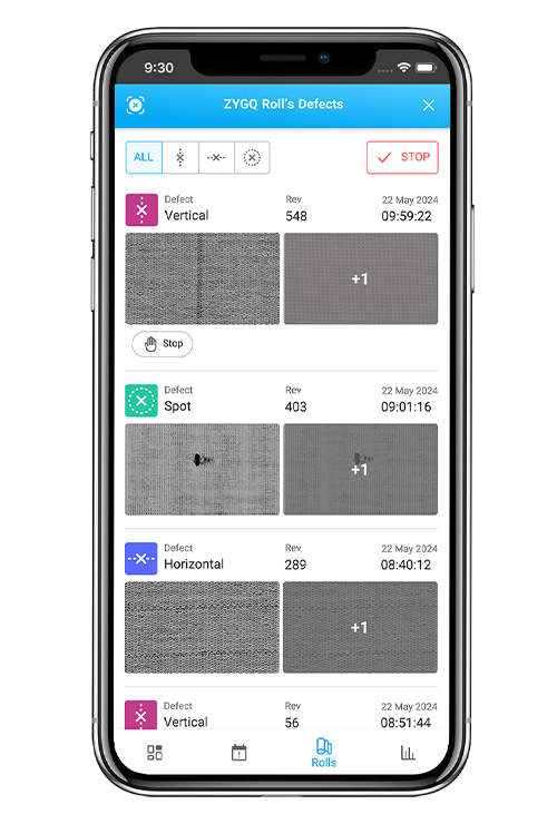 KnitNet Defects List