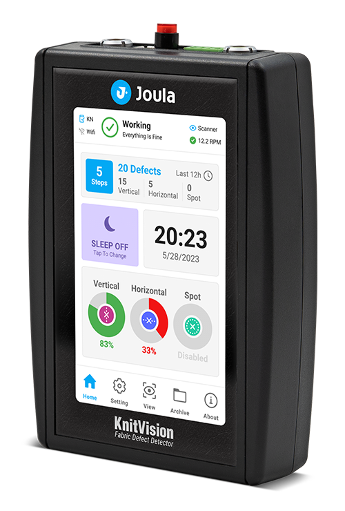 KnitVision Panel Home page